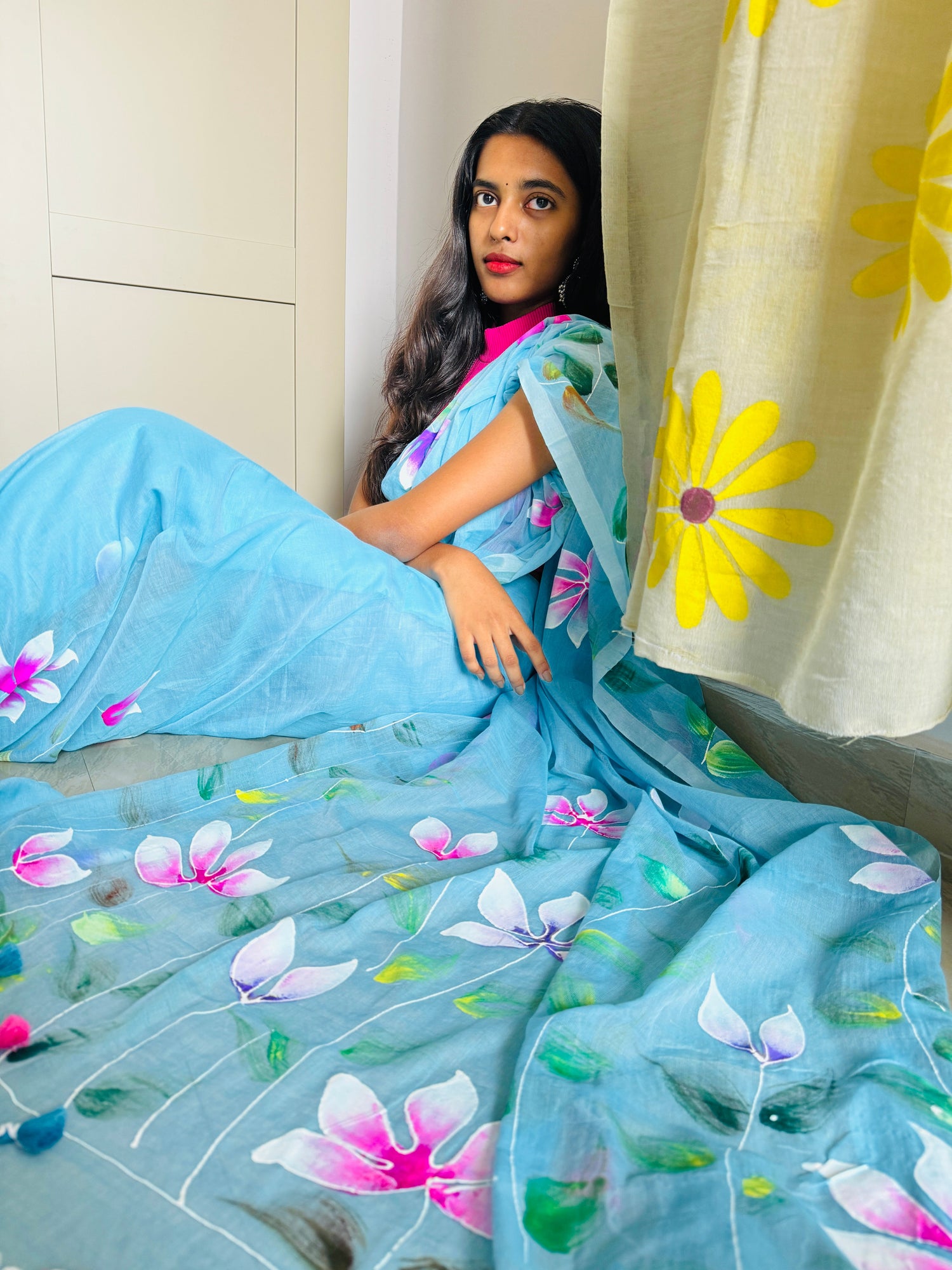 Hand Painted Sarees