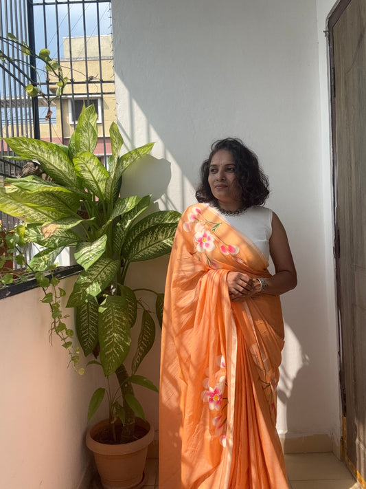 Chitralekha - Peach Canvas